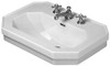 Duravit 438700000 043870-00-00 White 1930 Series Washbasin with Overflow and Tap Platform - 27-1/2"