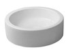 Duravit 4454600001 Wash bowl 18 1/8" Starck 1 white, cylindric, w/o overflow, w/o TP WGL White Alpin