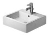 Duravit 4545000001 Washbasin 19 3/8 Vero white with, with overflow and tap hole WGL White Alpin
