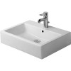 Duravit 4546000271 Washbasin 23 1/2" Vero white, with overflow and 1 tap hole, ground, WGL White Alpin