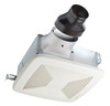 Broan LP80F  White 80 CFM 1.1 Sone Energy Star Certified Bath Fan Finish Pack (Motor and Grille Assembly Only)