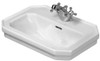 Duravit 785500000 Handrinse basin 19 3/4" 1930, white, with 1 tap hole White Alpin