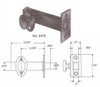 Baldwin 0419102 0419 102 MORTISE DOOR BOLT TRADITIONAL 2