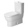 Duravit 2126010000  Two-Piece toilet Darling New white siphon jet elongated HET
