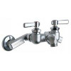 Chicago Faucets C305RRCF Hot And Cold Water Sink Faucet, 12 GPM