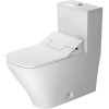 Duravit 2157510005 One-Piece toilet DuraStyle white w.mech.,Siphon Jet,elong.,HET, Dual Flush White Alpin