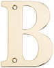 Deltana RL4B-CR003 4 in. Solid Brass Residential Letter (Set of 10) (B - PVD)