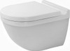 Duravit 2225090092  Toilet wall mounted 54 cm Starck 3 whitewashdownDurafixUS-vers