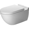 Duravit 2226090092 Toilet wall mounted, SensoWash, Starck 3, white,washd., Durafix2,Sensowash White Alpin