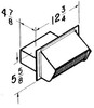 Broan 649 Broan Wall Cap. Same as Model 639 except aluminum. Natural finish