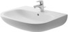 Duravit 23106500002 Washbasin 65 cm D-Code white, with overflow, with tp, 1 th White Alpin