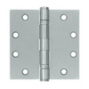 Deltana S45BBU26D 4.5 in. x 4.5 in. Heavy Duty Square Steel Hinge - Pair (Set of 10) (2 Ball Bearing - Brushed Chrome).