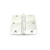 Deltana S35R4BB26  Ball Bearing Steel 3 1/2-Inch x 3 1/2-Inch x 1/4-Inch Radius Hinge