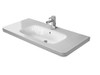 Duravit 23201000001 DuraStyle Furniture washbasin with overflow, 1 th, with tap platform, 39 3/8", WGL White Alpin