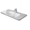 Duravit 2320100030 DuraStyle Furniture washbasin with overflow, 3 th, with tap platform, 39 3/8" White Alpin