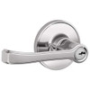 SCHLAGE J54TOR625 Dexter Polished Chrome Single Cylinder Keyed Entry Leverset from the Torino Series