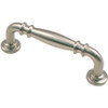 Rusticware 971SN 971 Double Knuckle Pull with 4" Center from the Cabinet Hardware Coll, Satin Nickel