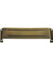 Deltana MSH158U5 Solid Brass Mail Slot Hood For Open Back Plates Antique Brass. Mail Slot For Door.
