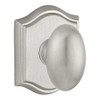 Baldwin PSELLTAR150  Reserve Passage Ellipse with Traditional Arch Rose in Satin Nickel Finish