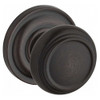Baldwin ENTRATRR112 Reserve Entry Traditional Knob and Traditional Round Rose Venetian Bronze Finish.