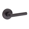 Baldwin ENTUBCRR112 Reserve Entry Tube Lever and Contemporary Round Rose Venetian Bronze Finish