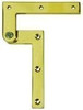 Deltana PH40U3  4.37 x 0.62 x 1.87 in. Hinge, Bright Brass - Solid Brass - 30 Case - Pack of 2