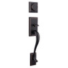KWIKSET 802HELIP-11P 802HE-LIP Signature Series Hawthorne Dummy Handleset, Exterior Only, Venetian Bronze