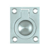 Deltana FRP175CR003  1 3/4-Inch x 1 3/8-Inch Solid Brass Flush Ring Pull