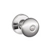 SCHLAGE J40STR625 Dexter J40-STR Privacy Knobset from the Stratus Series, Polished Chrome