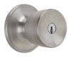 SCHLAGE J54BYR630 Dexter by  Byron Keyed Entry Knob, Satin Stainless Steel