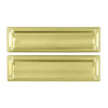 Deltana MS212U3  13 1/8-Inch Mail Slot with Solid Brass Interior Flap.