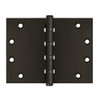 Deltana DSB4560BB10B  4.5 x 6 in. Square Corner Hinge, Oil Rubbed Bronze - Solid Brass - 30 Case - Pack of 2.