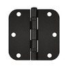 Deltana S35R5BB10B  Ball Bearing Steel 3 1/2-Inch x 3 1/2-Inch x 5/8-Inch Radius Hinge by.