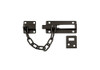 Deltana CDG35U26D Solid Brass Chain & Doorbolt Door Guard (Set of 10) (Brushed Chrome)