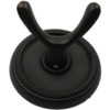 Rusticware 8103ORB 8103 Robe Hook with Backplate from the Riverside Collection, Oil Rubbed Bronze