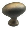 SCHAUB 719-ALB and Company Traditional Collection 1-3/8" Oval Knob - Antique Lig