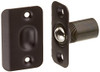 Deltana BC218RU10B  Round Corners Adjustable Up to 3/8-Inch Solid Brass Ball Catch.