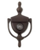 Deltana DKV630U10B  Door Knocker with Viewer 1-3/4-Inch Max Door Thickness.