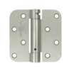 Deltana DSH4R515T  Single Action Steel 4-Inch x 4-Inch 5/8-Inch Radius Corner TT Spring Hinge