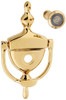 Deltana DKV630CR003  Door Knocker with Viewer 1-3/4-Inch Max Door Thickness Color: Lifetime Polished Brass Model:.