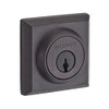Baldwin SCTSD112  Reserve Single Cylinder Traditional Square Deadbolt in Aged Bronze Finish.