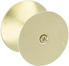 Don-Jo BF161BP BF 161 Steel Hole Filler Plate, Brass Plated, 2-5/8" Diameter (Pack of 10)