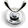 Rusticware 8203SN 8203 Robe Hook with Backplate from the Midtowne Collection, Satin Nickel.