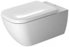 Duravit 2550090092 Happy D.2 Toilet wall mounted rimless, washdown model, Durafix included, 14 3/8" x 24 3/8" White Alpin