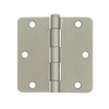 Deltana S35R415A  3.5 x 3.5 x 0.25 in. Radius Residential Hinge Thickness, Antique Nickel - Steel - 50 Case - Pack of 2.