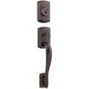 KWIKSET 802AVHLIP-11P  Avalon Dummy Exterior Handleset Venetian Bronze Finish