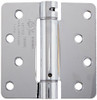 Deltana DSH4R426 4 in. x 4 in. x 0.25 in. Radius Single Action Steel Spring Hinge (Set of 10) (Chrome).