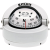 RITCHIE COMPASSES RITC-S-53W Compass, Surface Mount, 2.75 Dial, Wht.