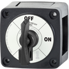 BLUE SEA SYSTEMS BS-6004200 Mini Batt Sw, 1 Ckt On-Off, Blk, Locking