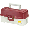  PLANO 620106 Tackle Box, 1-Tray, Red/White